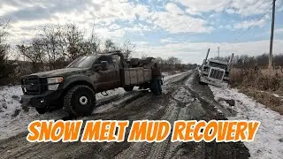 Snow Turned to Mud and Everything Got Stuck!