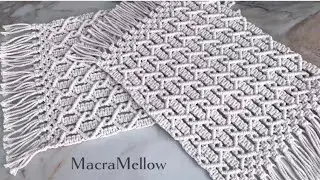 Салфетка для сервировки стола макраме мастер-класс