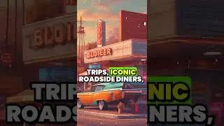 Nostalgic Journey in a Vintage Car  Road Trips, Diners & the Evolution of American Travel