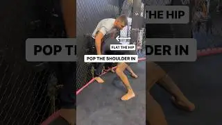 Improve your double leg on the cage 🧠👨🏻&zwj;🏫#wrestling #mma #ufc #bjj #cagewrestling #mma