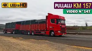 GRABANDO DESDE EL KM 157 PULLALLI CON UNOS CAMIONES CON ALGUNOS JACOBS VIDEO N° 147