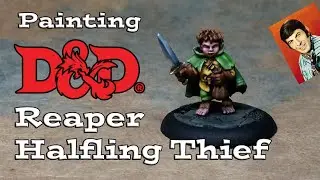 Painting a D&D Reaper Halfling Thief (Tiny Texture Tutorial)