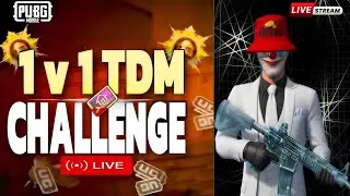 🔴LET'S PLAY 1v1 TDM Room😱☠️✅ #tdm #pubgmobile #bgmilive #1v1 #Tynixpubg #YouTubeTynix #yttynixpubg