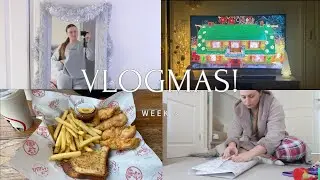 VLOGMAS WEEK 3! (duvet day, decorating my room, good food & more!!)