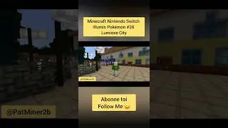 Minecraft Nintendo Switch Illumis Pok&eacute;mon #20 Lumiose City ##minecraft #pokemon #nintendoswitch