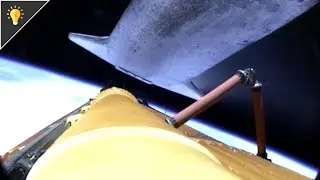 Space Shuttle Launch Timelapse from Tank Cam