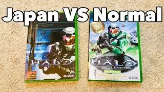 Japanese Halo CE VS. Normal Halo CE Cover Art