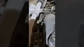 Why A/c Line Froze Up In Car???
