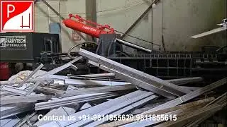 Triple Action 12x12 High Density Scrap Bailing Machine Series Turnout Type Fully Automatic