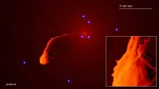 A gas cloud falling into the Milky Way's central black hole
