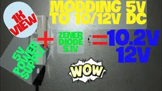 ⬅️🔥Modding #electronicscreators🔥🔌220V AC🔌 DC 5V to 12V / 10V💡TWO Soldering⏳VERY FAST⏳💸SAFE MONEY💸😀⬅️
