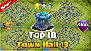 Top 10! Best Town Hall 13 (Th13) Base Layout + Copy Link 2025 | Th13 Best Base Layout | COC 
