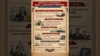 Article VI Explained Simply | The Supremacy Clause, Oaths of Office, and Religious Freedom