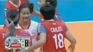 Creamline VS Motolite Semis Game 1 oct. 26,2019