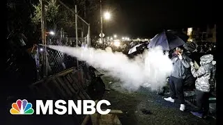 Police Break Up Daunte Wright Protests As Night Four Curfew Begins | The 11th Hour | MSNBC