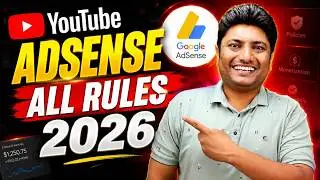 YouTube AdSense All Rules 2026 | Complete Monetization Guide in Hindi (No Confusion)