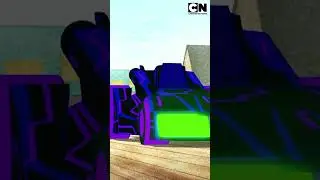 The clown discovers the secret car | Ben 10 in Latin American Spanish
