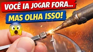 Solda na perna do óculos. Módulo 5 - por dentro do Curso