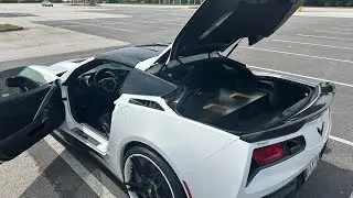 2014 Corvette C7 Dual @KICKERAudio QClass L7 8&rdquo; MBE Box w/ Fitment! T-Top Storage Functional !
