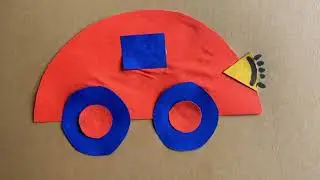 C for Car 🚗 craft making | Easy craft for kids | 5 minutes craft