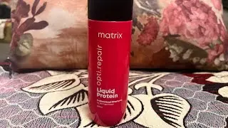 ✨Review On Matrix opti repair liquid protein system shampoo for repairs damaged hair from 1st use. ✨