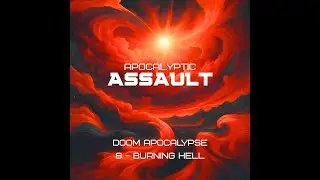 Apocalyptic Assault - Burning Hell (2024) | Dive into the Heaviest AI Generated Sludge/Doom Metal