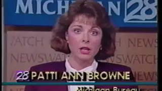 Patti Ann Browne on WSJV South Bend 1990
