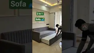 3 Seater Sofa Cum Bed | Modern Pull Out Bed Design 2026 #shorts #viral #sofabed #2026