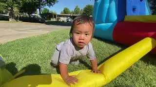 Rexton and the jumpy house
