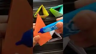 Easy n cute paper pen stand making at home #diy #shorts #ytshorts
