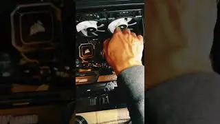 A few hours later , Corsair icue H100i Elite Capellix is Installed.