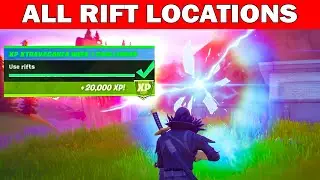 All Rift Locations | How to Complete USE 10 RIFTS in a Single Match - Xtravaganza Challenges