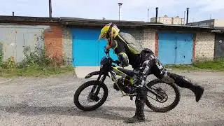 Jumper 125. Последний заезд по лесу в сезоне .Покатушки на питбайке.