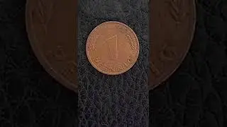 монета 1 пфенниг 1979 года D . Фед . Рес . Германия