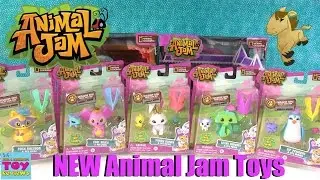Animal Jam NEW Toy Figure Packs Opening | Monkey Bunny Racoon & More | PSToyReviews