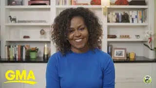 Michelle Obama is holding virtual story time for kids l GMA Digital