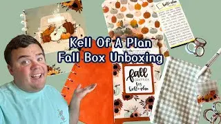 Kell of a Plan Fall Vibes Box  Unboxing 🍂 | Gratitude Planner, Fall Stickers, Cozy Covers & More!