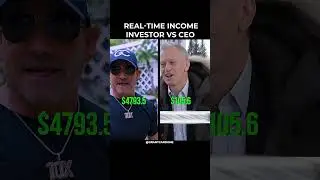 Real-Time Income: Investor vs CEO (This Is Wild)