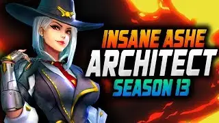 Amazing Ashe Gameplay - Architect! 39 ELIMS! [ OVERWATCH SEASON 13 TOP 500 ]