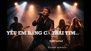 Y&Ecirc;U EM BẰNG CẢ TR&Aacute;I TIM...Rock ballad by ElvisBV AImusic.