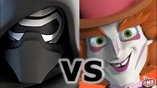 Kylo Ren vs Mad Hatter sarlacc pit arena fight Disney Infinity toy box
