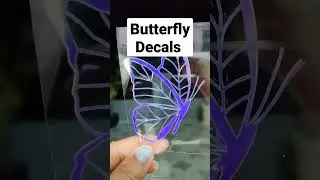 Butterfly Decals using cricut.