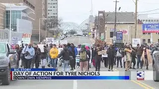 Protesters block streets for hours to demand justice for Nichols