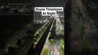 Drone Timelapse at Night!!! #djimavic3 #djimavic3pro #dji #drone #timelapse #shorts #nighttimelapse