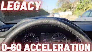 2021 Subaru Legacy Premium 2.5-liter non-turbo CVT 0-60 mph Acceleration