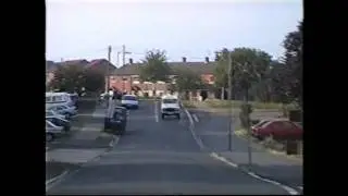 Driving On Tudor Way, Dines Green, Worcester, Worcestershire, UK 16th August 1996