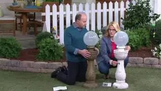 Bernini Murano Color Changing Glass Ball Fountain on QVC