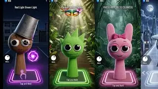 Playing Tiles Hop with Custom Songs &ndash; Epic EDM Mix ( incredibox sprunki)