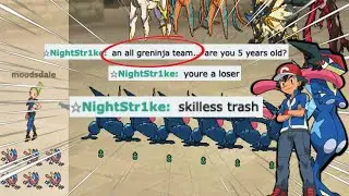 RAGE & FAIL! SALT on POKEMON SHOWDOWN (all Greninja team)