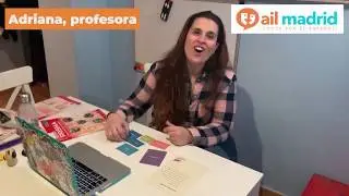 Adriana, teacher of the virtual classroom at AIL Madrid